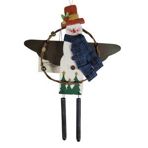 Nantucket Collection Snowman Hanging Decor Dangling Legs Craft Rustic Farmhouse